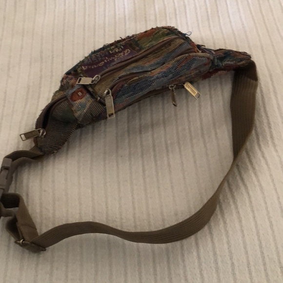 Fall VTG Y2k boho Pioneer tapestry express Fanny waist hip bag - Picture 15 of 15